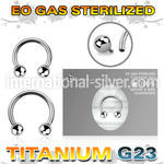 zucbebin sterilized titanium horseshoe balls internal
